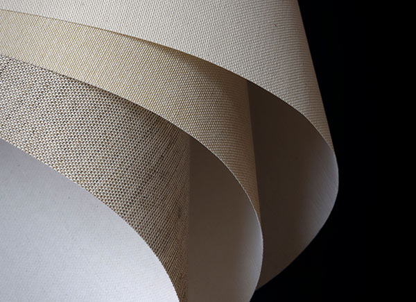 Natuur and halflinnen bookbinding materials, textile cover materials by Van Heek Textiles